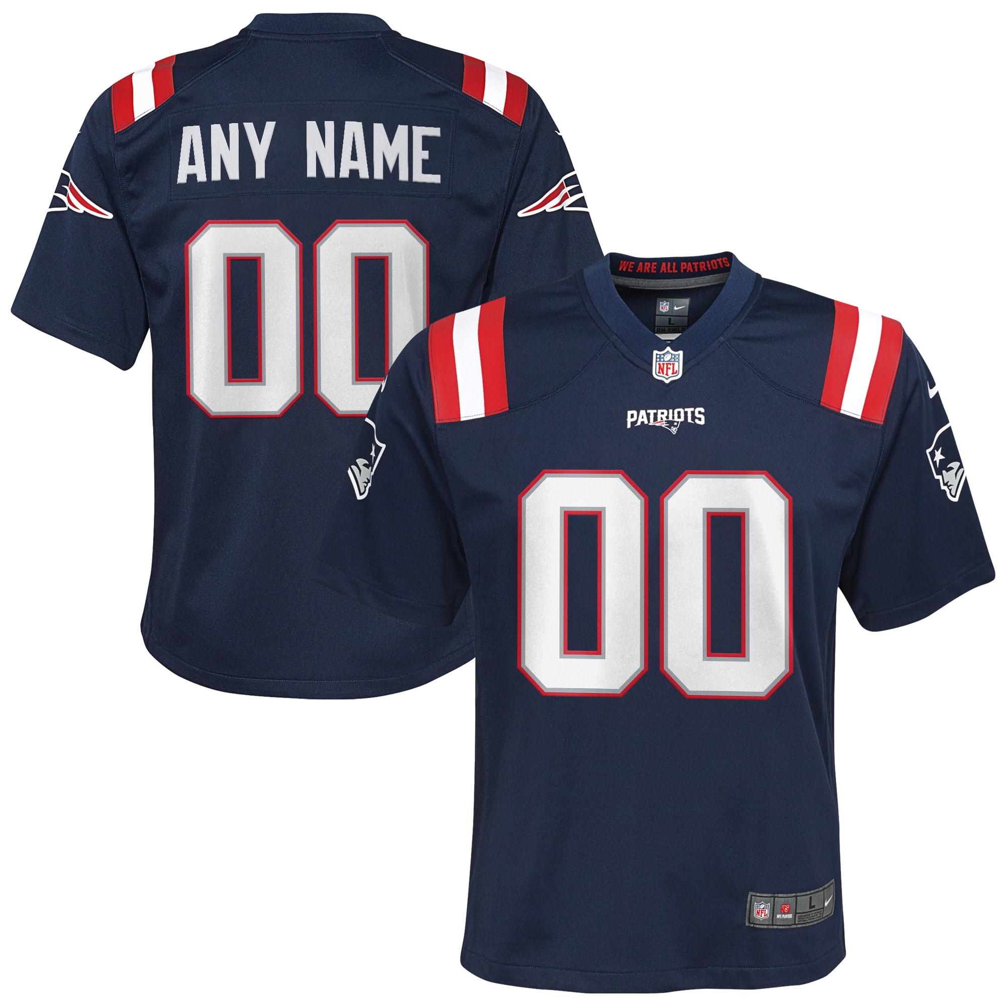 New England Patriots NFL Jersey - Navy | FanWearStyle