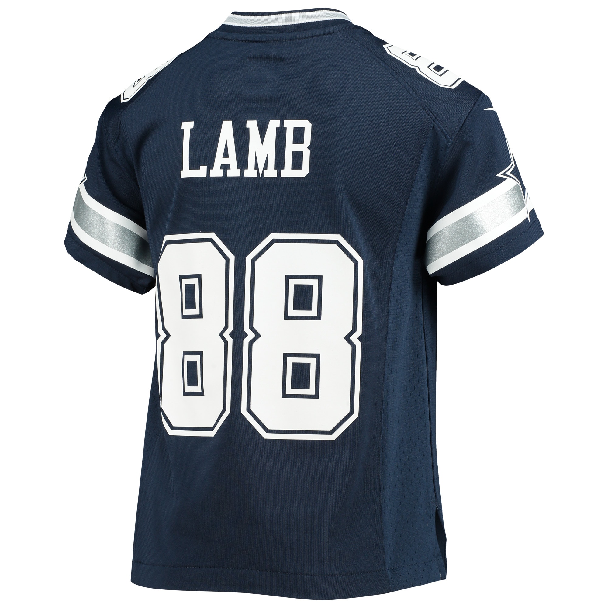 CeeDee Lamb Dallas Cowboys Youth Player Game Jersey - Navy - angle 5