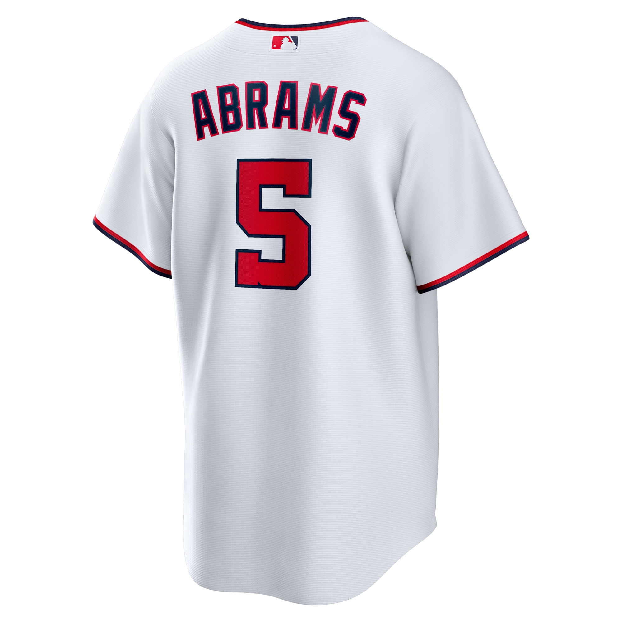 CJ Abrams Washington Nationals Nike Youth Home Replica Player Jersey - White - angle 4