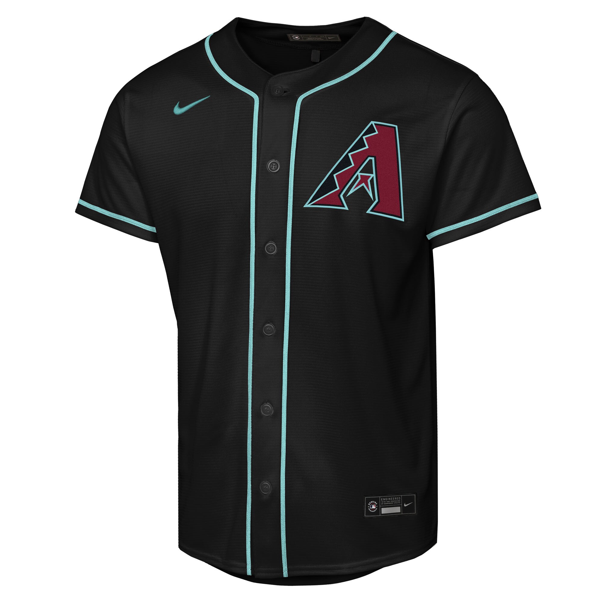 Corbin Carroll Arizona Diamondbacks Youth Alternate Replica Jersey - Black - angle 4