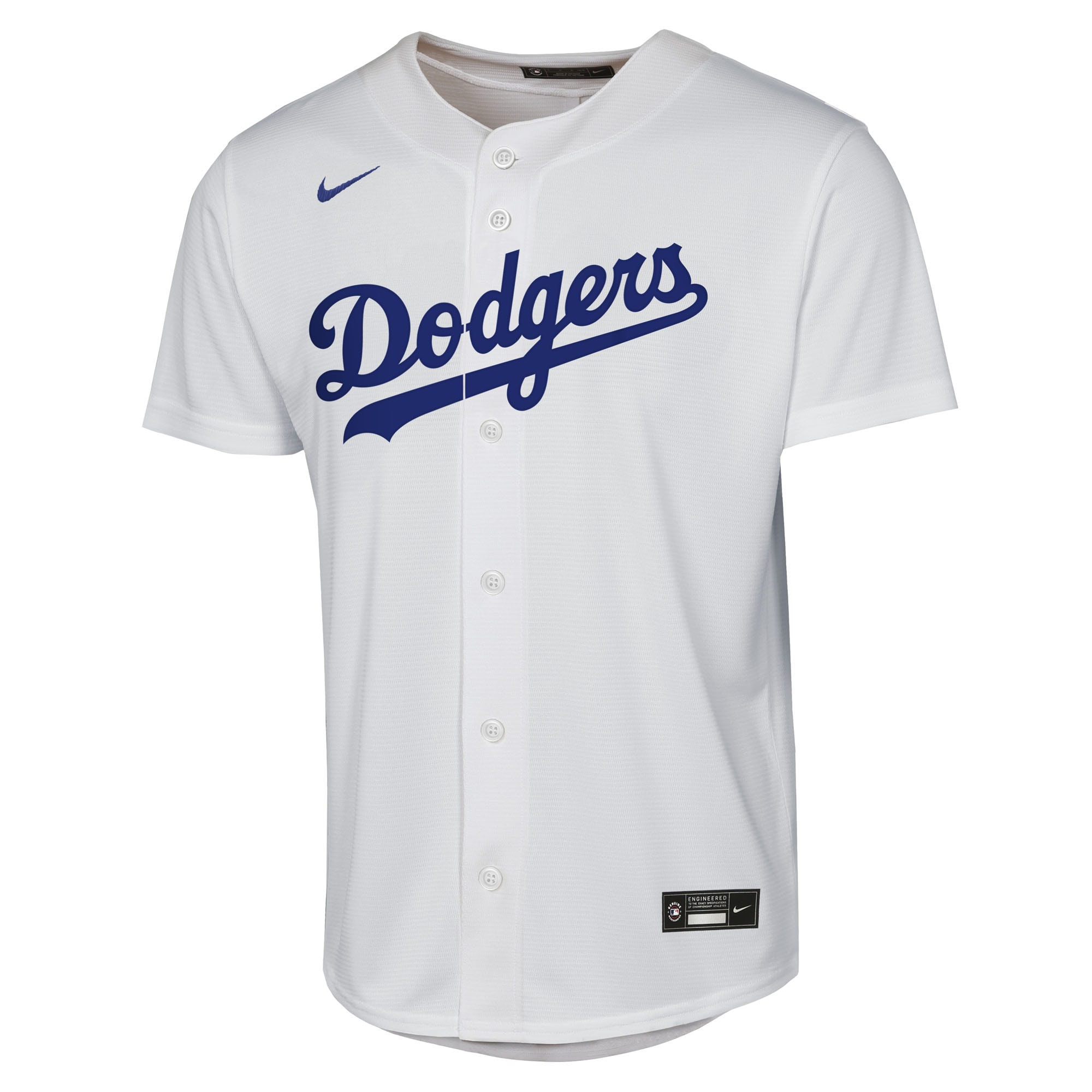 Mookie Betts #50 Los Angeles Dodgers Youth Home Replica Player Jersey - White - angle 4