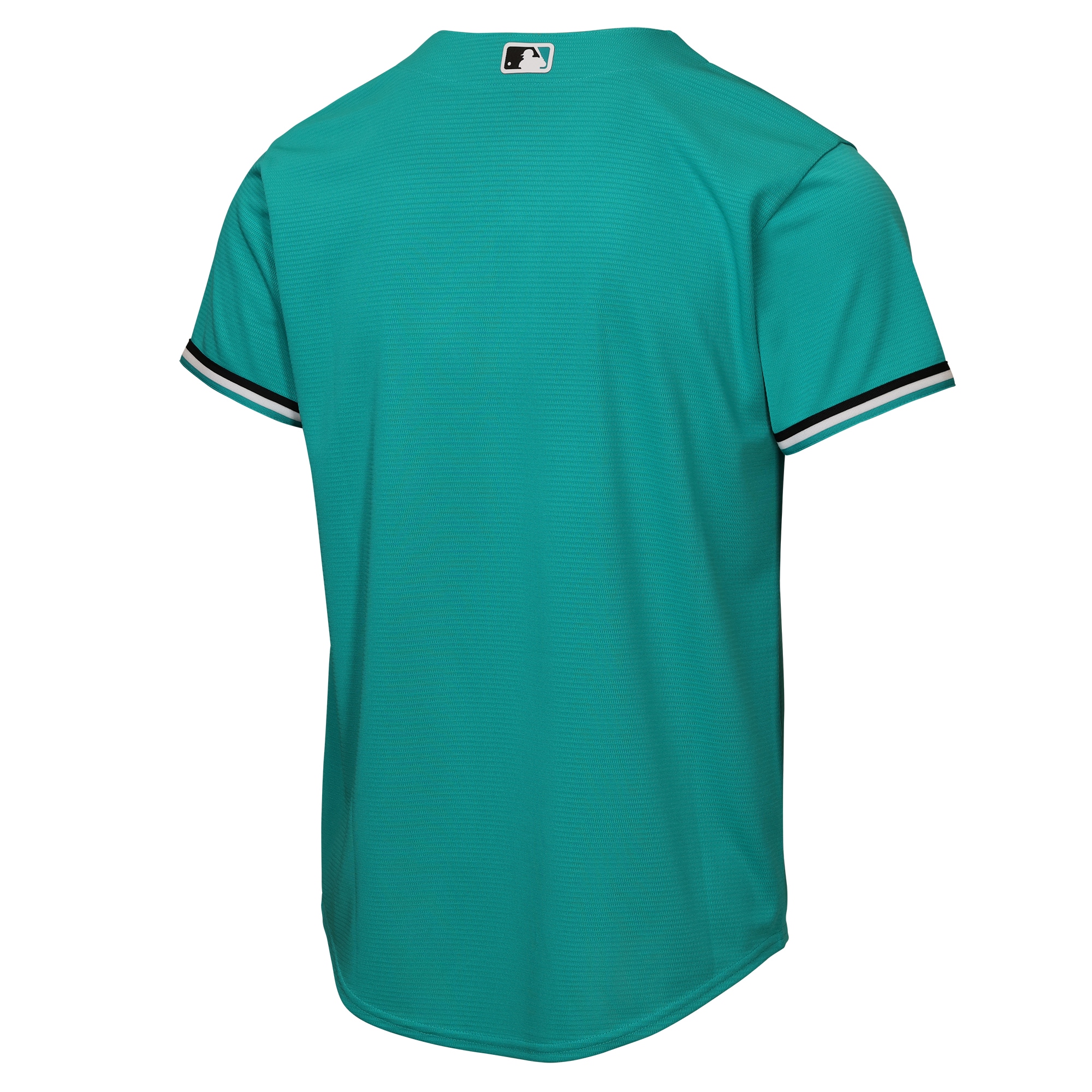 Miami Marlins Youth Alternate Replica Jersey - Teal - angle 5