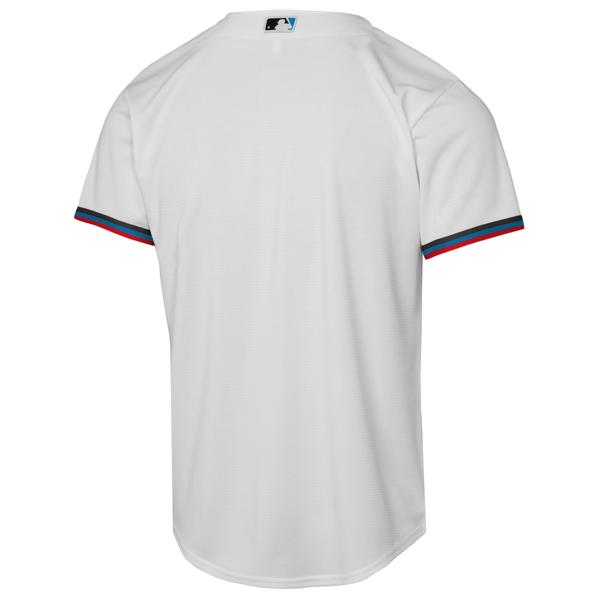 Women's Miami Marlins #1 Dad Home Replica Jersey - White - angle 3