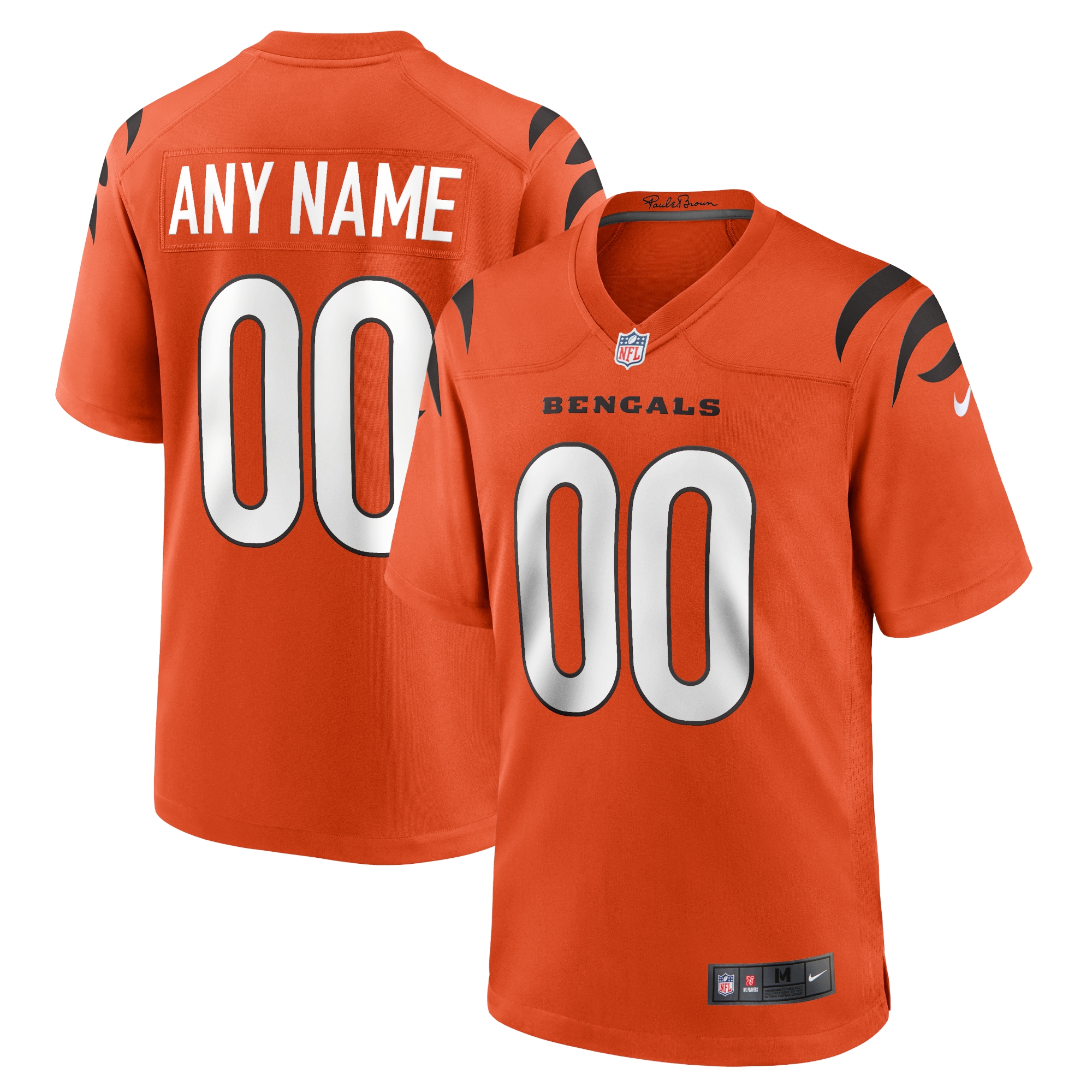 Cincinnati Bengals Alternate NFL Jersey - Orange | FanWearStyle