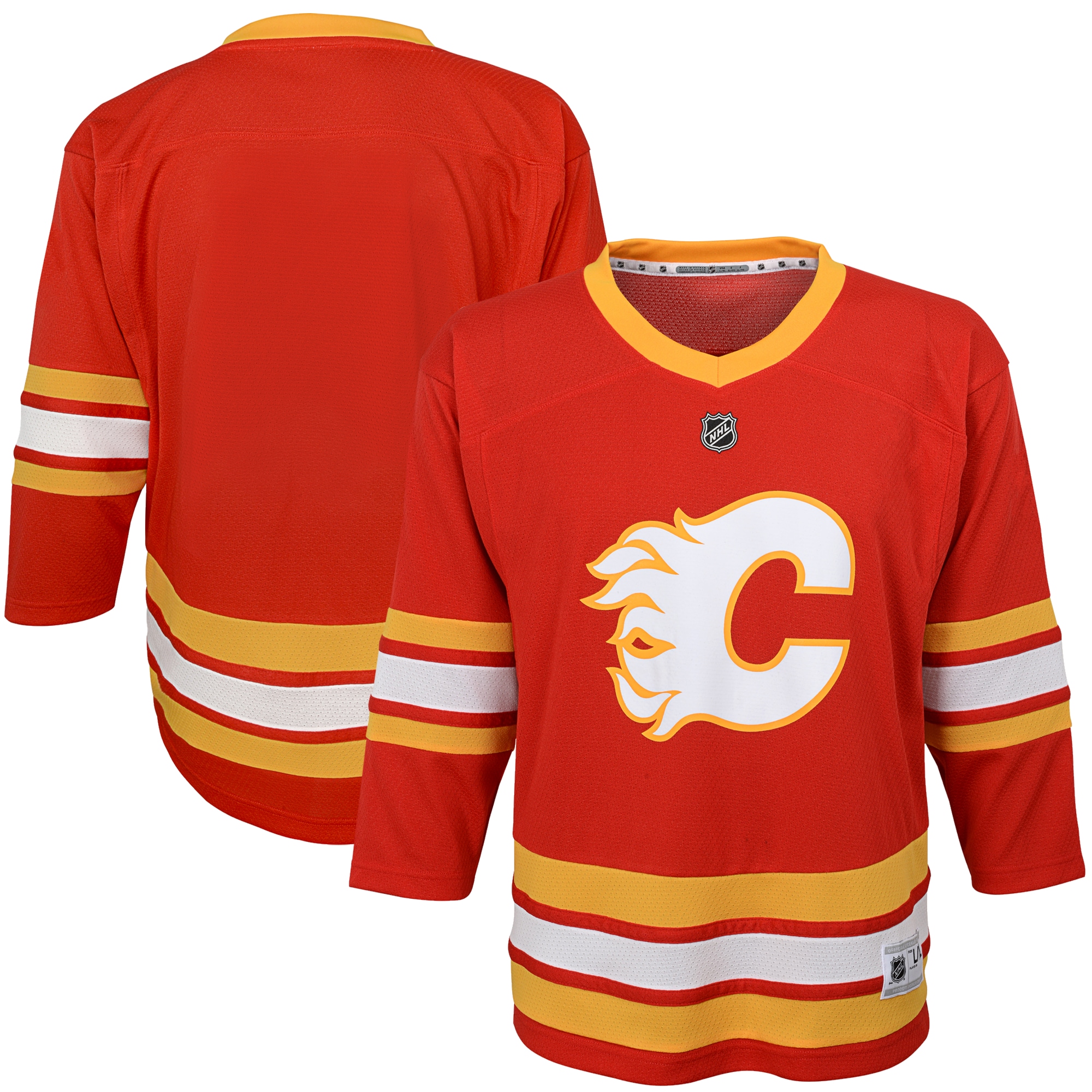 Calgary Flames Home Replica Blank Jersey - Red | FanWearStyle