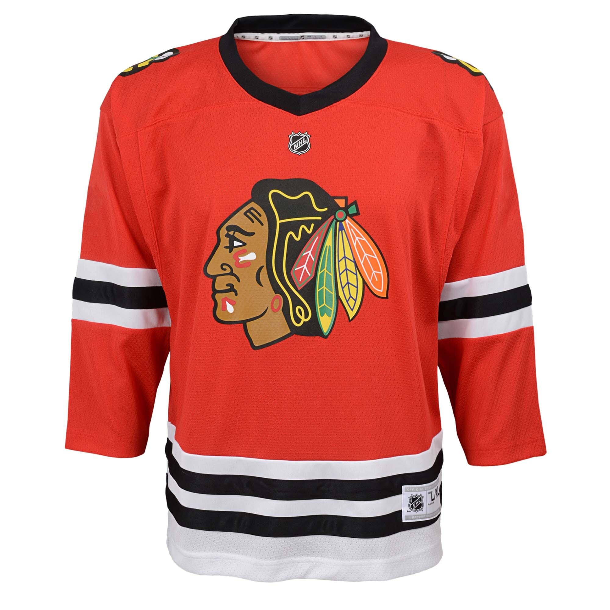 Chicago Blackhawks Youth Replica Jersey - Red - angle 2
