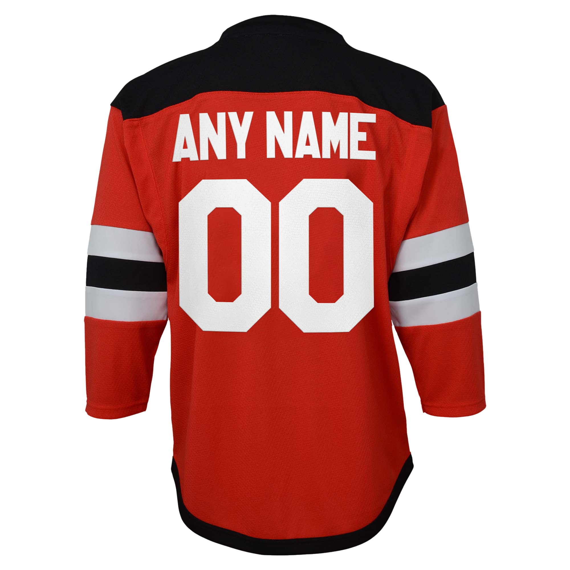 New Jersey Devils Youth Replica Custom Jersey - Red - angle 3