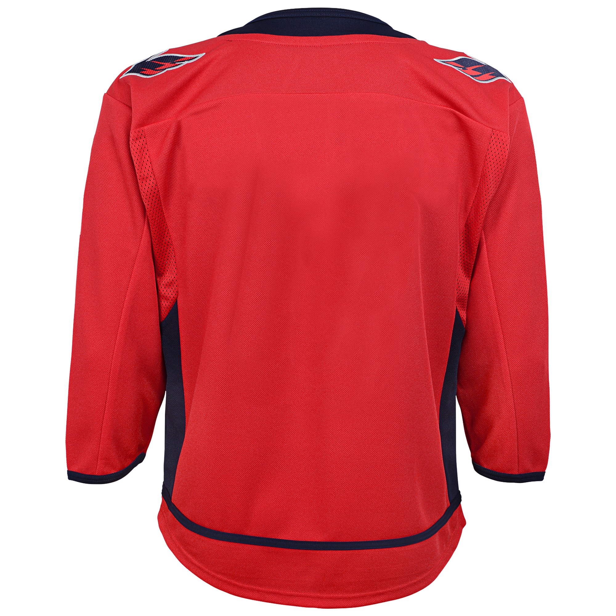 Washington Capitals Youth Home Blank Premier Jersey - Red - angle 3