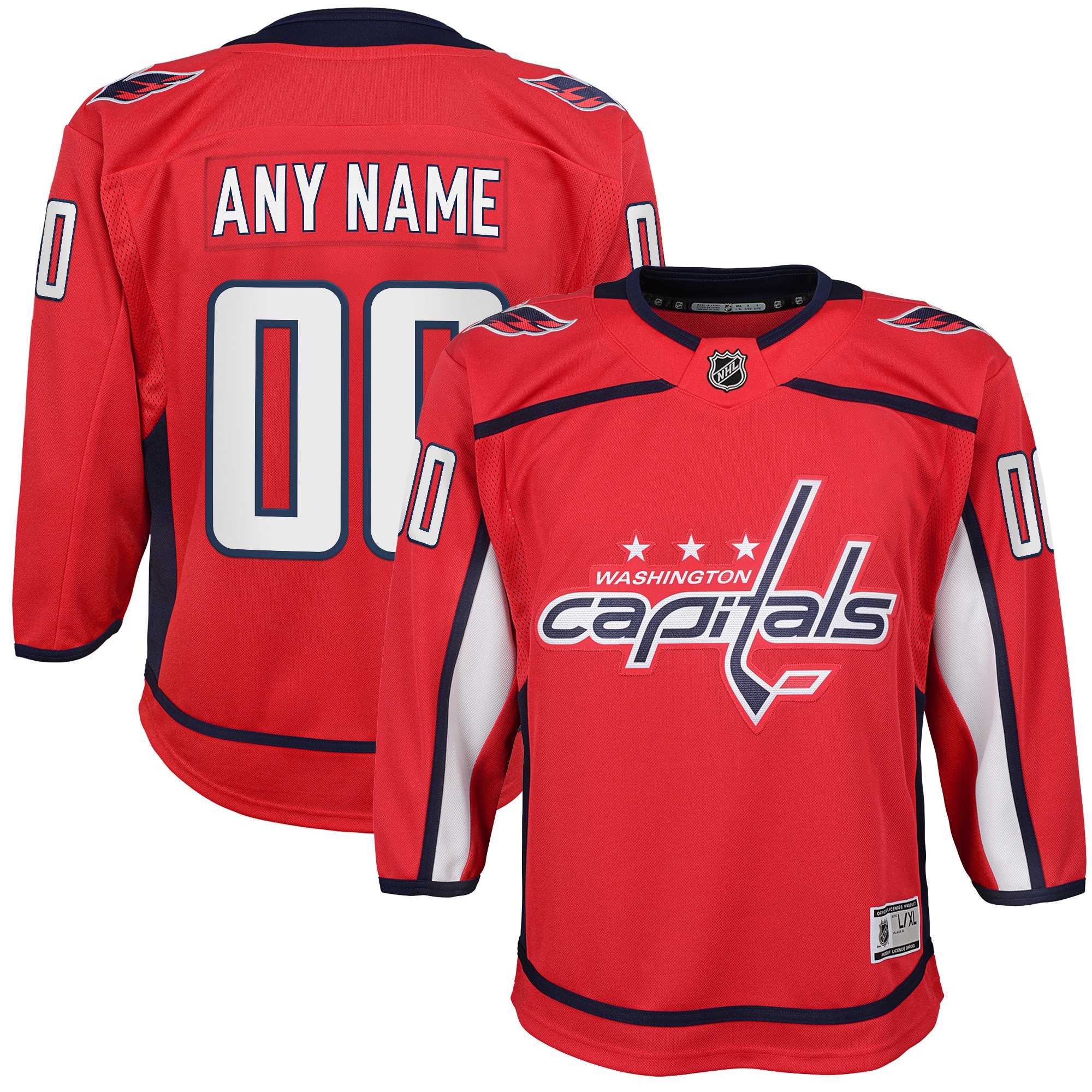 Washington Capitals Home NHL Jersey - Red | FanWearStyle