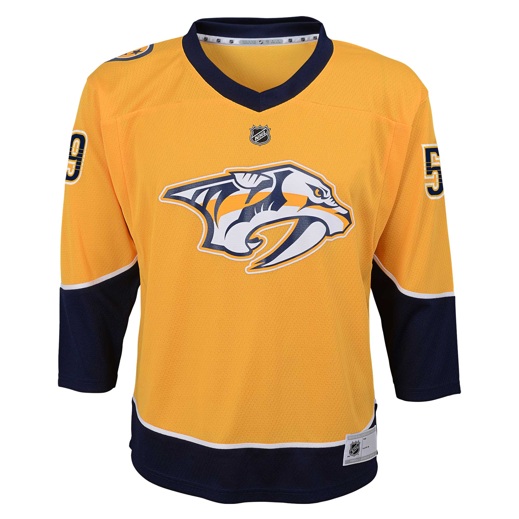 Roman Josi Nashville Predators Youth Home Replica Player Jersey - Gold - angle 2