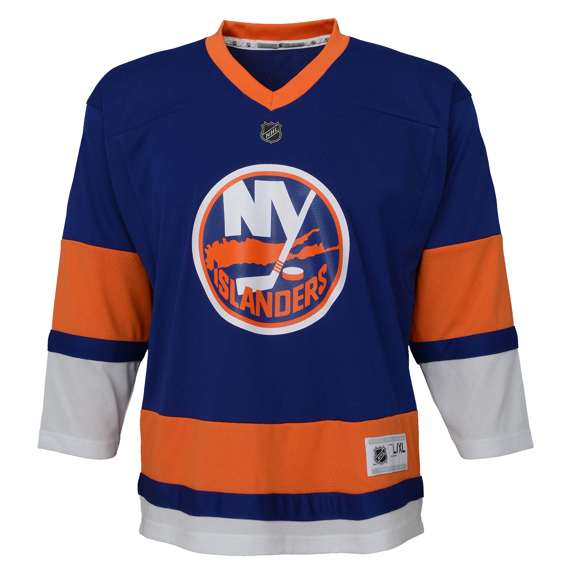 New York Islanders Youth Home Replica Custom Jersey - Royal - angle 4
