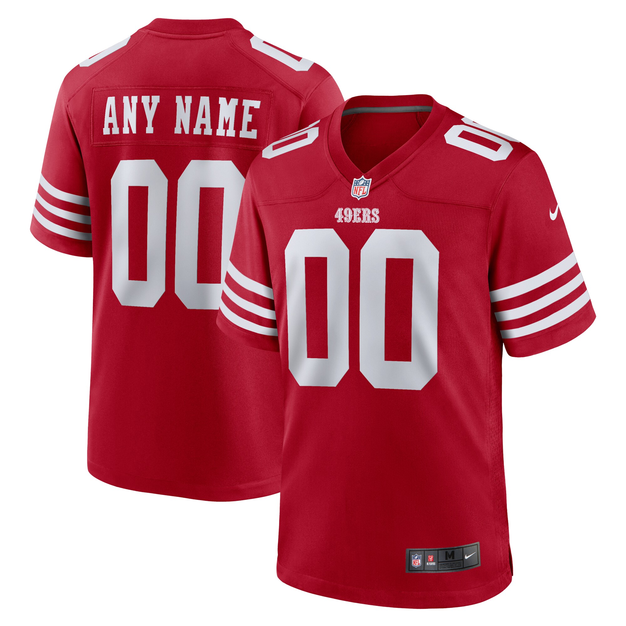 San Francisco 49ers NFL Jersey - Scarlet | FanWearStyle