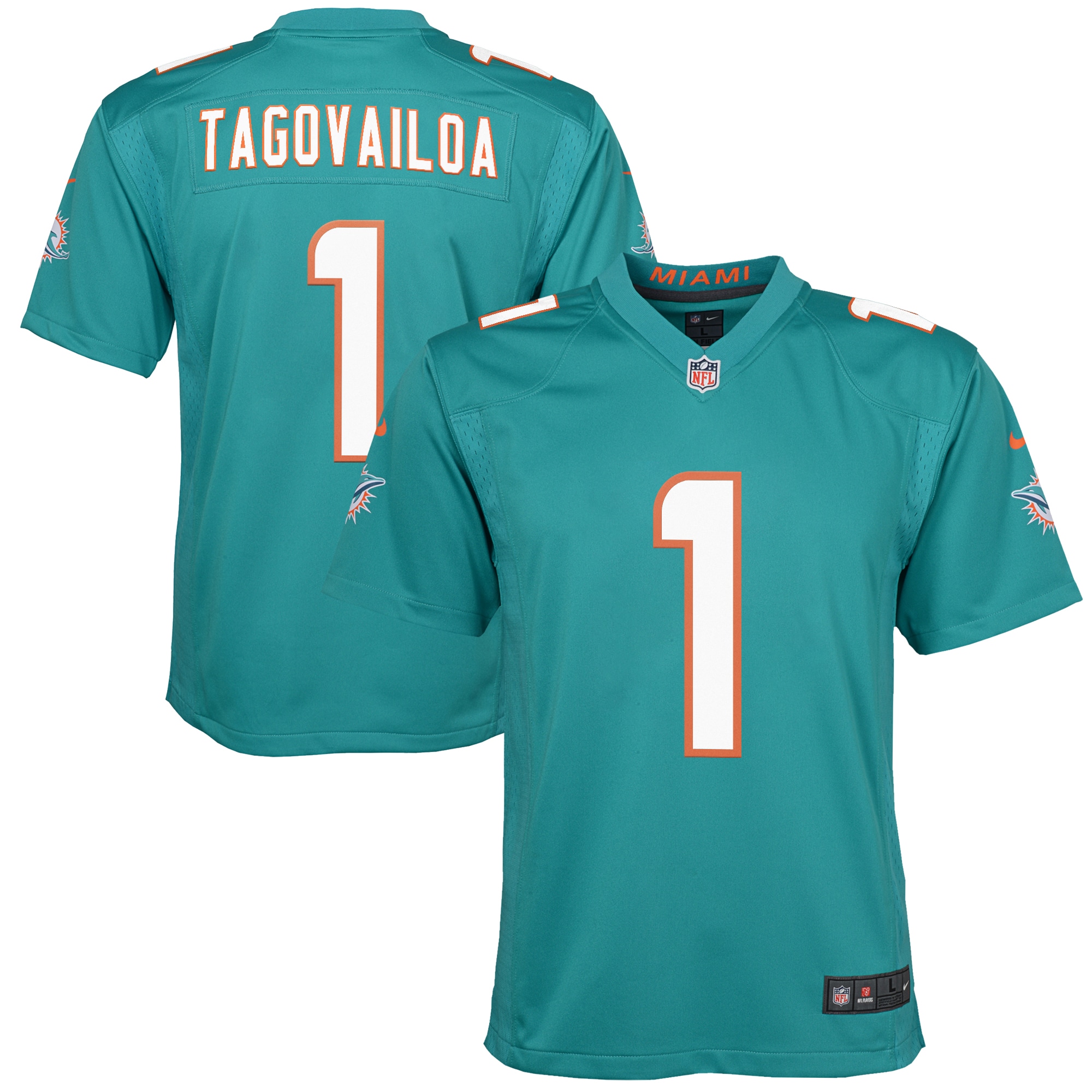 Tua Tagovailoa Miami Dolphins NFL Jersey | FanWearStyle