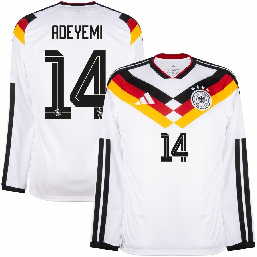 Adeyemi Germany Long-Sleeve Home Shirt Men's 26/27-League Wear Hub