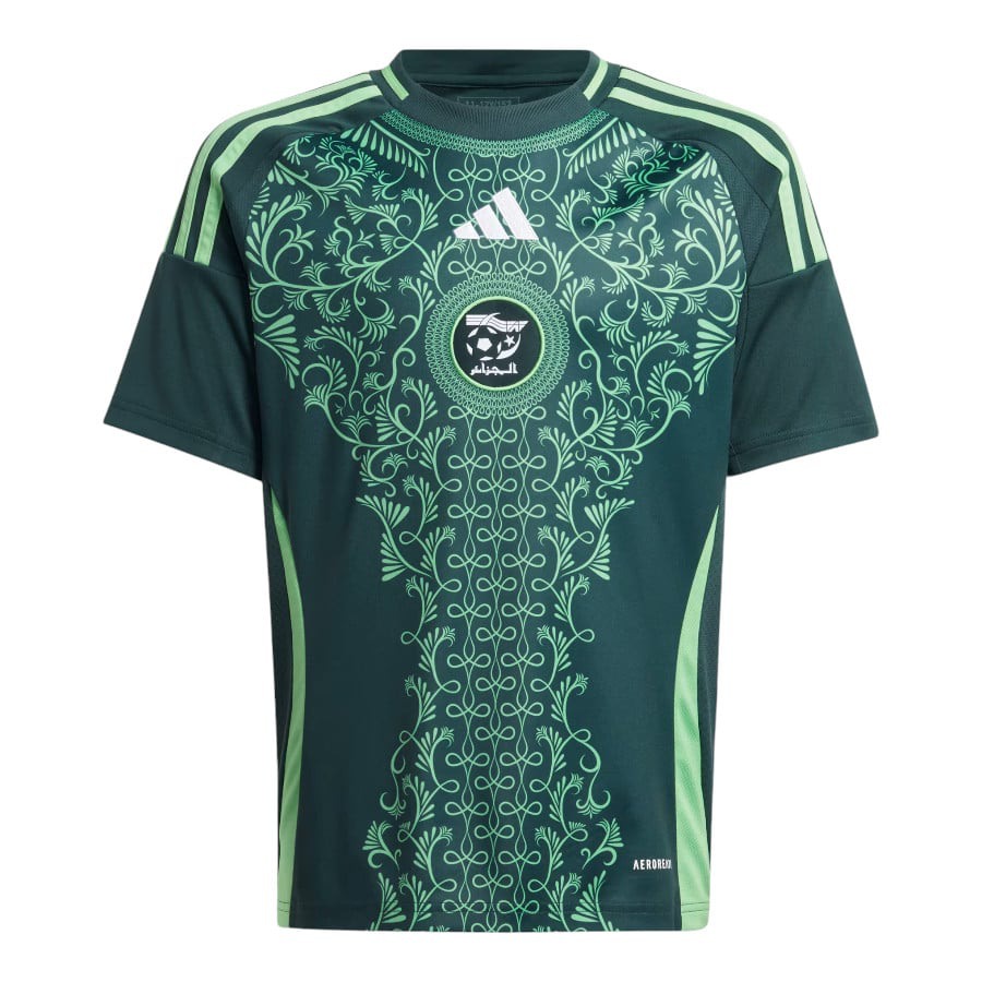 Algeria Kids' Away Kit 24/25 Green-League Wear Hub