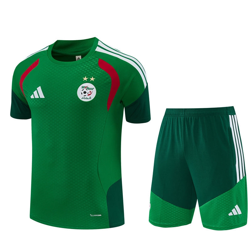 Algeria Men's/Kids' Green Jersey Short Set 26/27-League Wear Hub