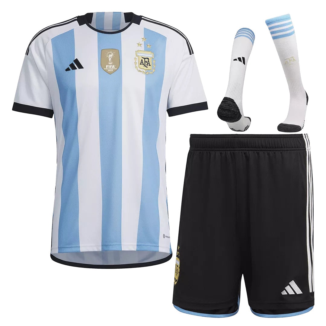 Argentina 3-Star Kit Kids 2023-League Wear Hub