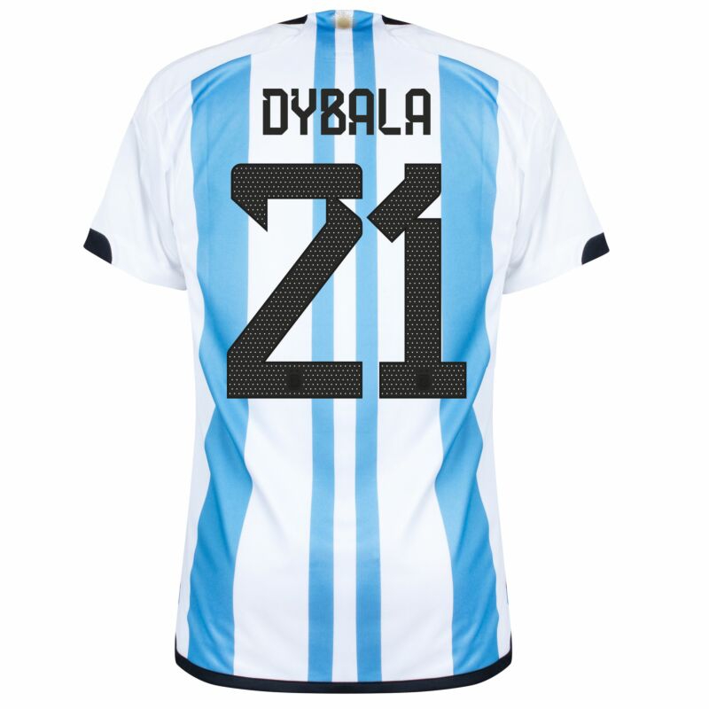 Argentina 3-Star Men's Home Jersey 2023-League Wear Hub
