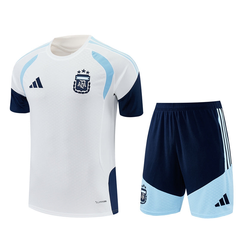 Argentina Men's/Kids' Jersey Short Set 26/27 White-League Wear Hub