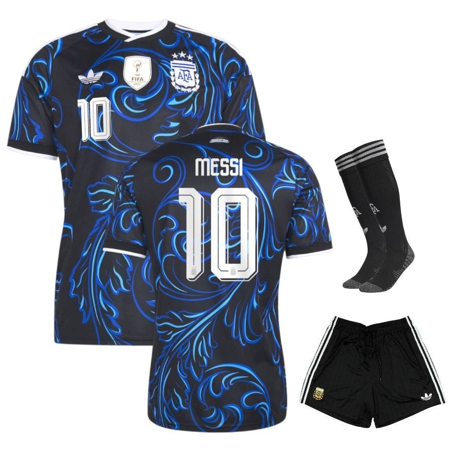 Argentina Messi 3 Stars Away Kit Kids 26/27-League Wear Hub