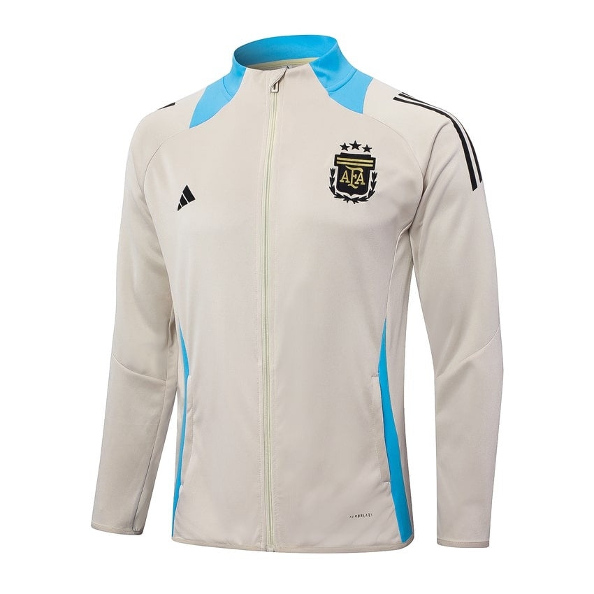 Argentina Tracksuit Jacket Men/Kids 24/25 Beige-League Wear Hub