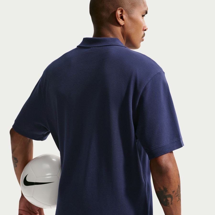 Barcelona Polo Matchup - Blackened Blue/Mineral Yellow-League Wear Hub