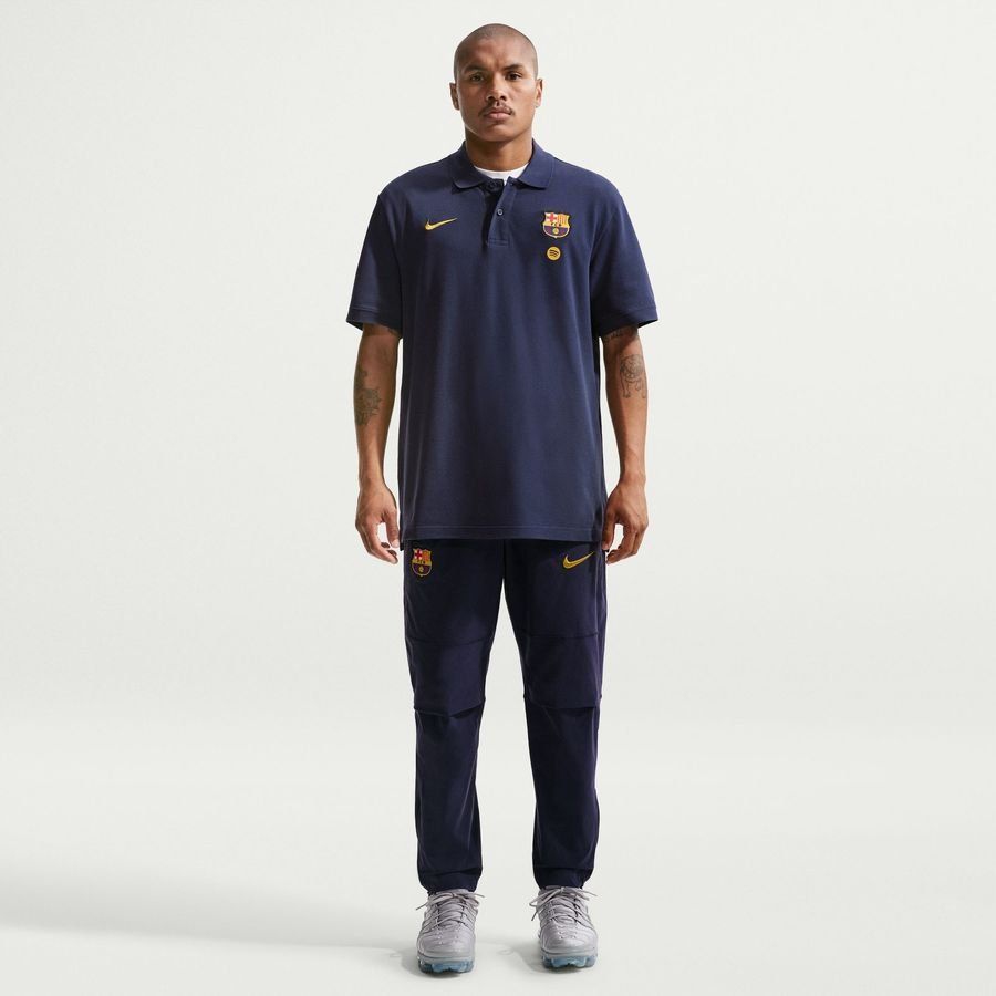 Barcelona Polo Matchup - Blackened Blue/Mineral Yellow-League Wear Hub