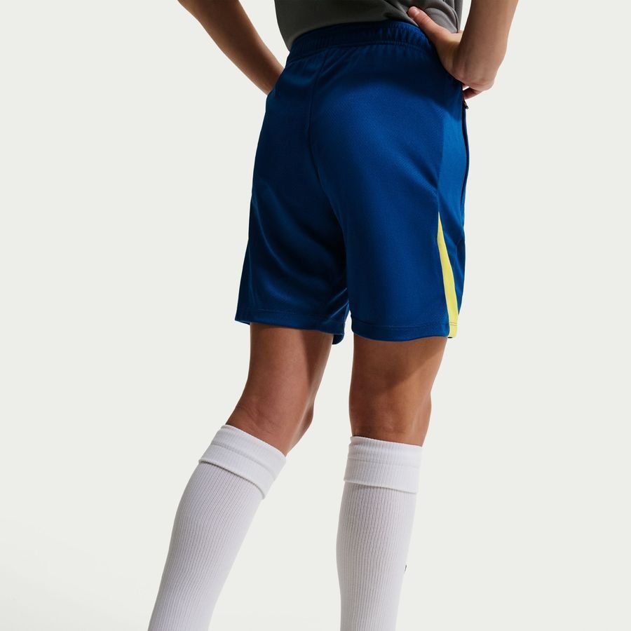Barcelona Training Shorts Dri-FIT Strike - Gym Blue/Opti Yellow Kids-League Wear Hub