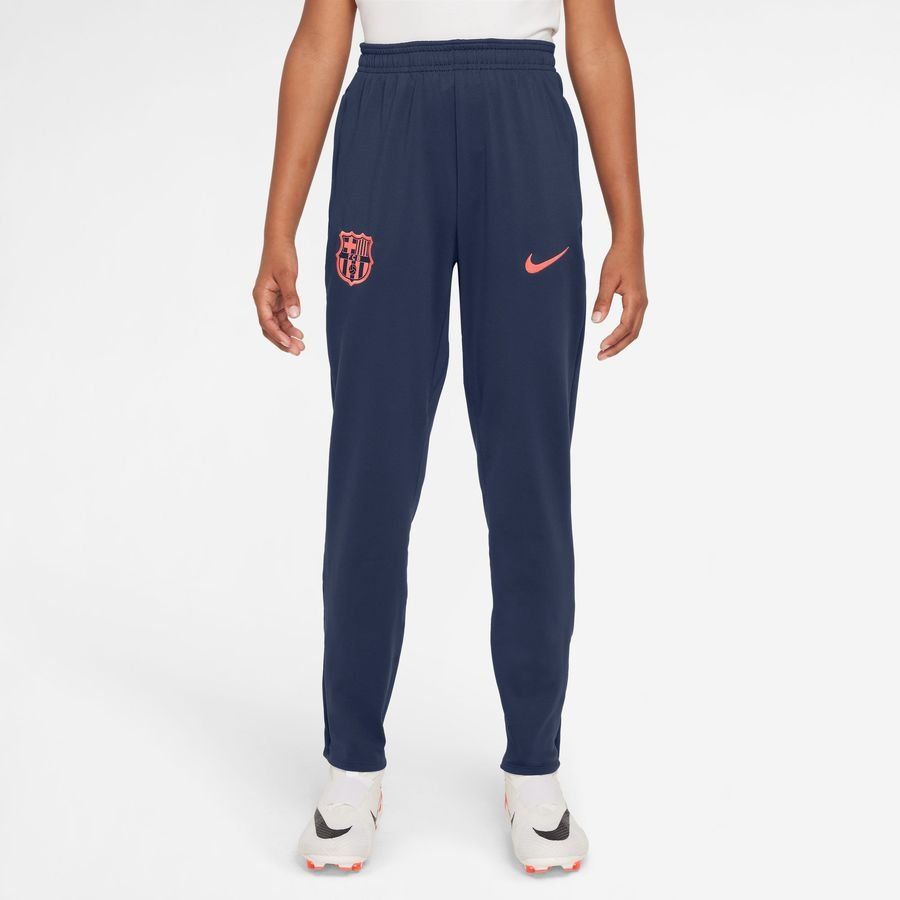 Barcelona Training Trousers Dri-FIT Strike 3rd - Midnight Navy/Bright Mango Kids-League Wear Hub