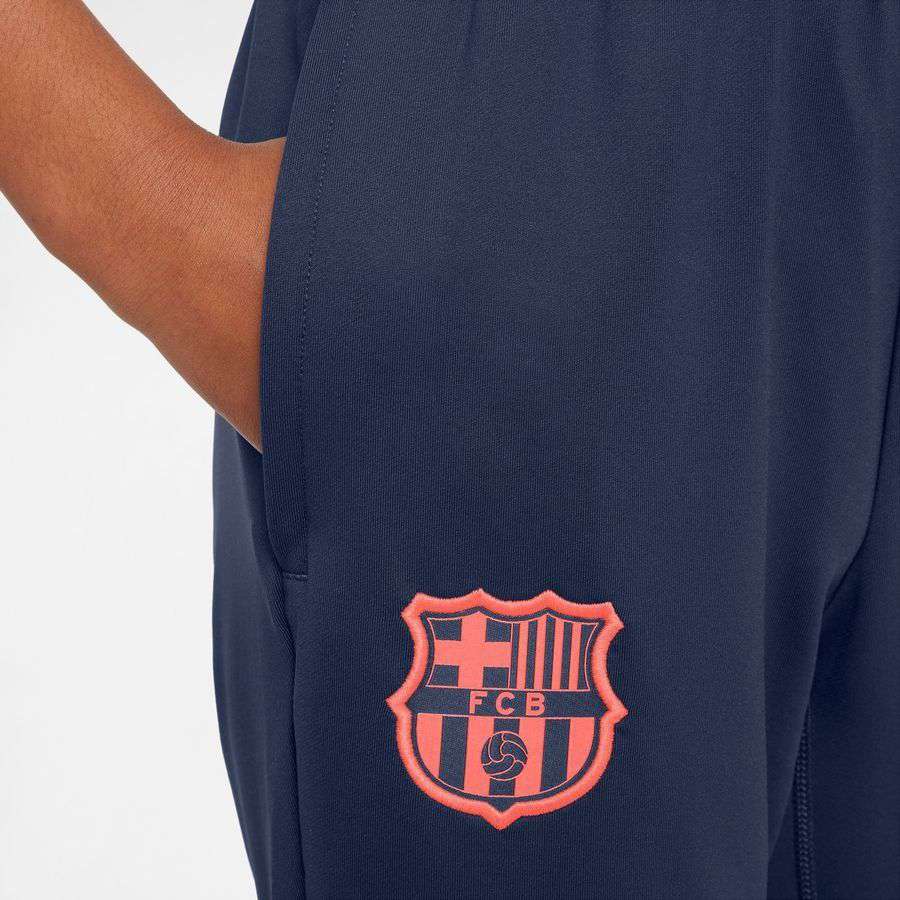 Barcelona Training Trousers Dri-FIT Strike 3rd - Midnight Navy/Bright Mango Kids-League Wear Hub