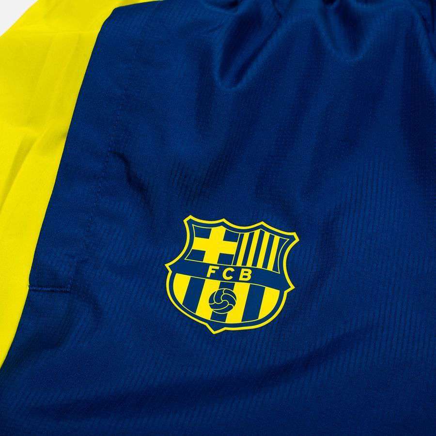 Barcelona Training Trousers Starting 5 Woven GX 4th - Gym Blue/Opti Yellow-League Wear Hub