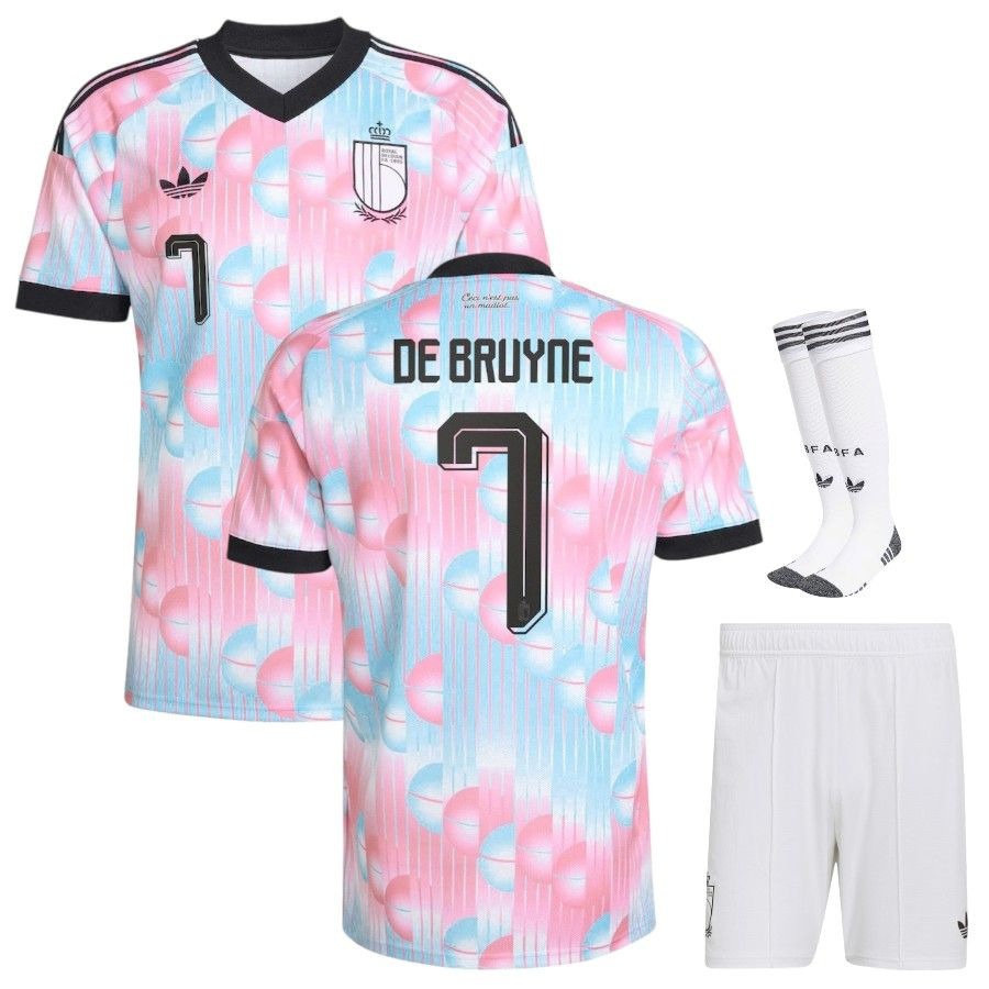 Belgium Kit Kids De Bruyne Away 26/27-League Wear Hub