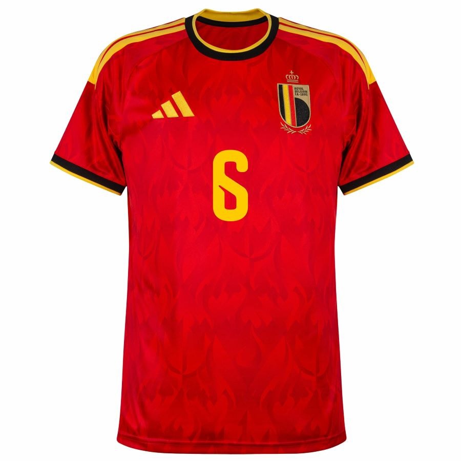 Belgium Home Jersey 26/27 Men's-League Wear Hub