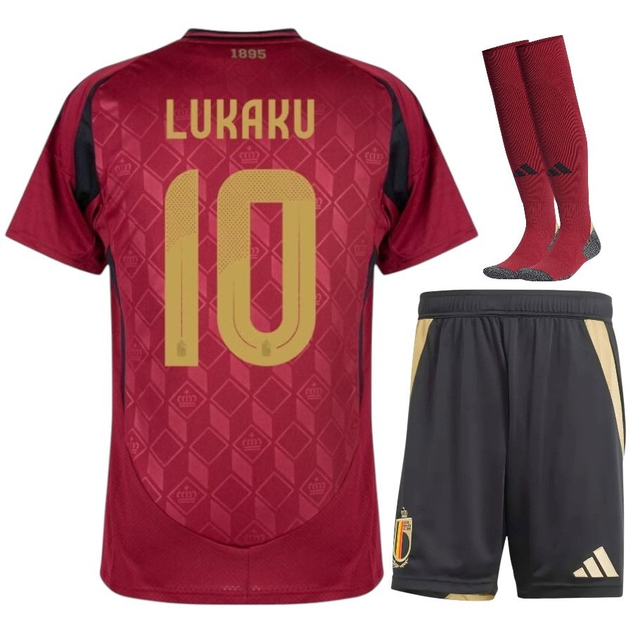 Belgium Lukaku Home Kit Kids 25/26-League Wear Hub