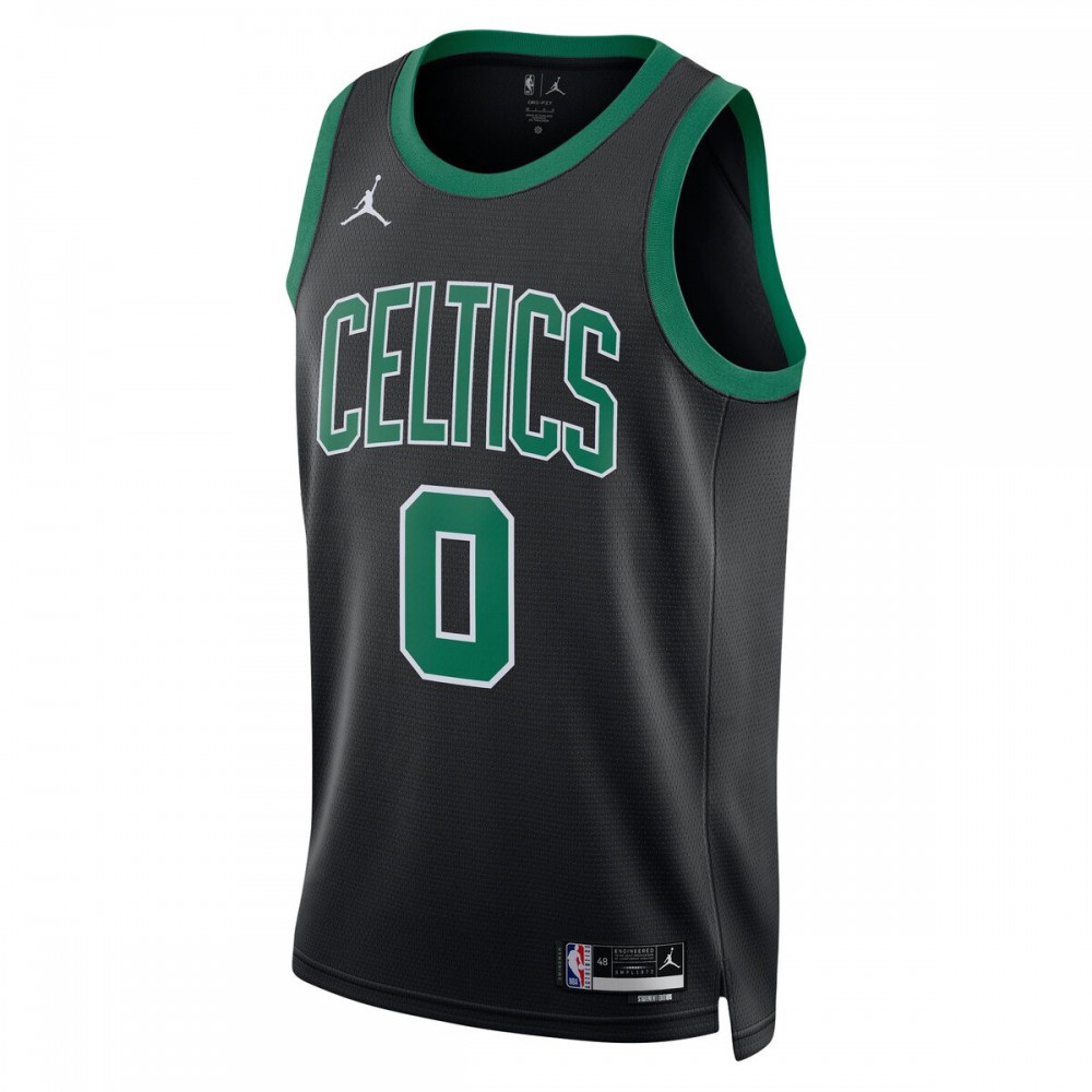 Jayson Tatum Boston Celtics Jordan Brand 22/23 Statement Edition Swingman Jersey - Black-League Wear Hub