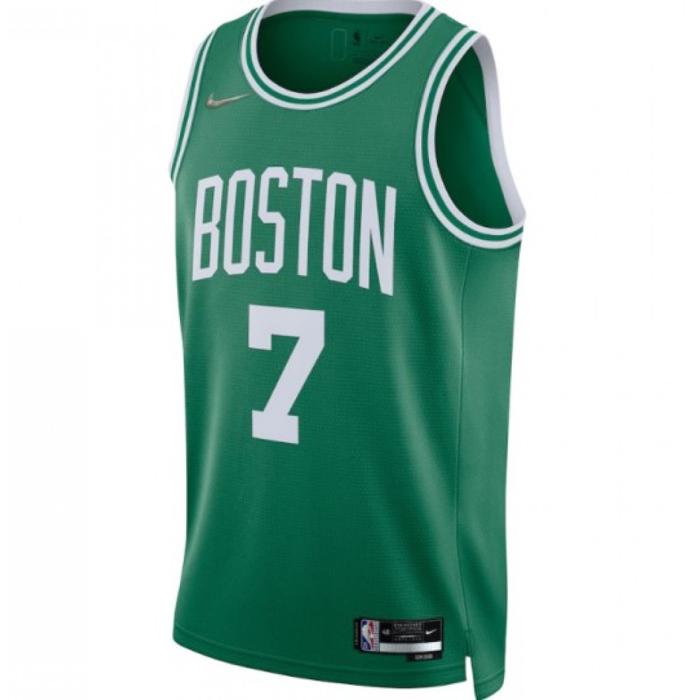 Men's Boston Celtics Jaylen Brown #7 Green 21/22 Diamond Swingman Jersey - Icon Edition-League Wear Hub