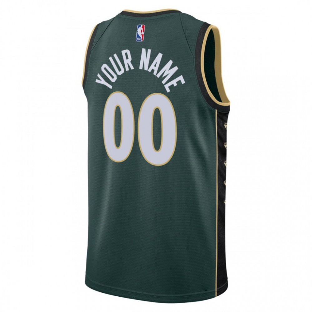 Boston Celtics Nike Youth Swingman Custom Jersey - City Edition - Kelly Green-League Wear Hub