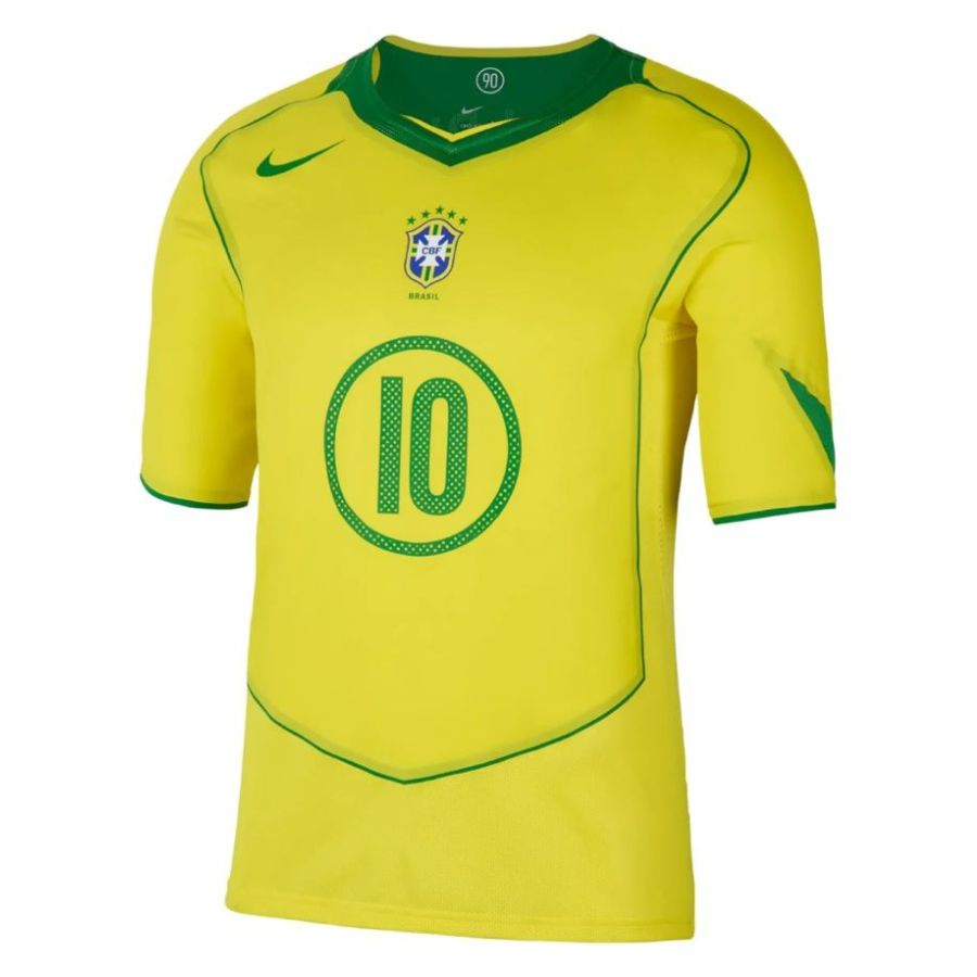 Brazil 2004 Jersey Restock Ronaldinho Men-League Wear Hub