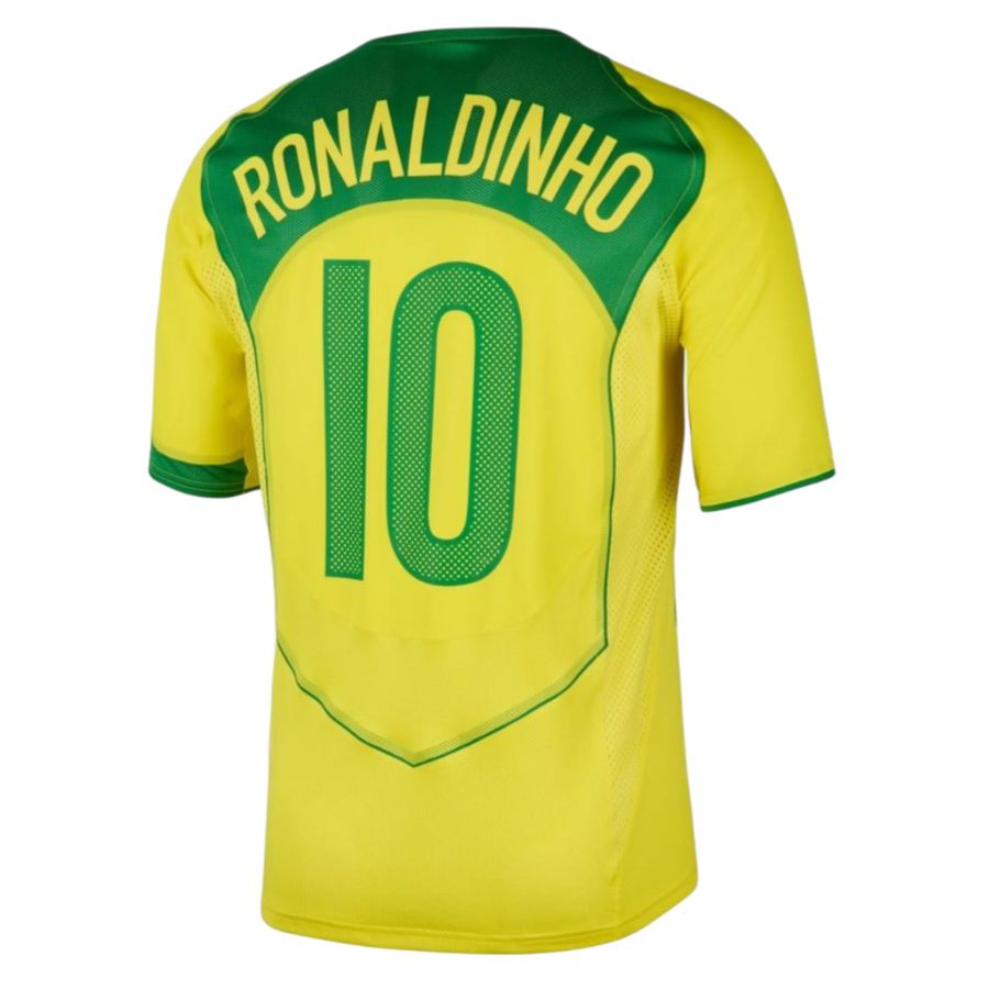 Brazil 2004 Jersey Restock Ronaldinho Men-League Wear Hub