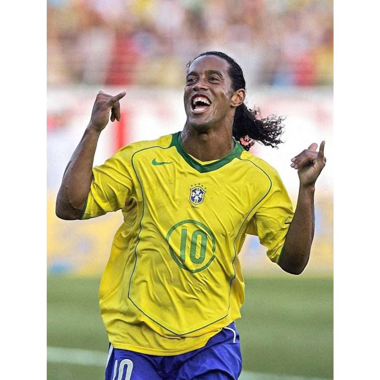 Brazil 2004 Jersey Restock Ronaldinho Men-League Wear Hub