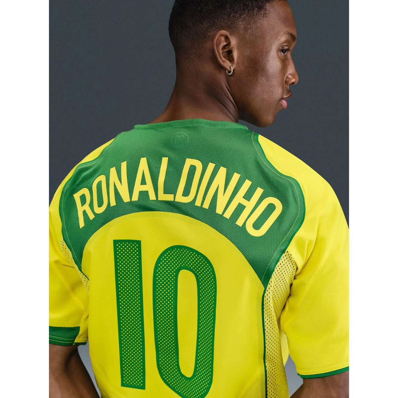 Brazil 2004 Jersey Restock Ronaldinho Men-League Wear Hub