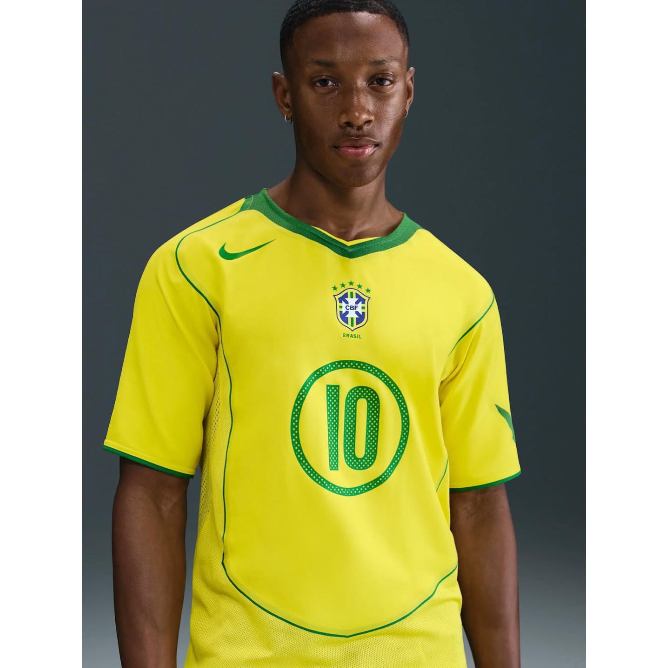 Brazil 2004 Jersey Restock Ronaldinho Men-League Wear Hub