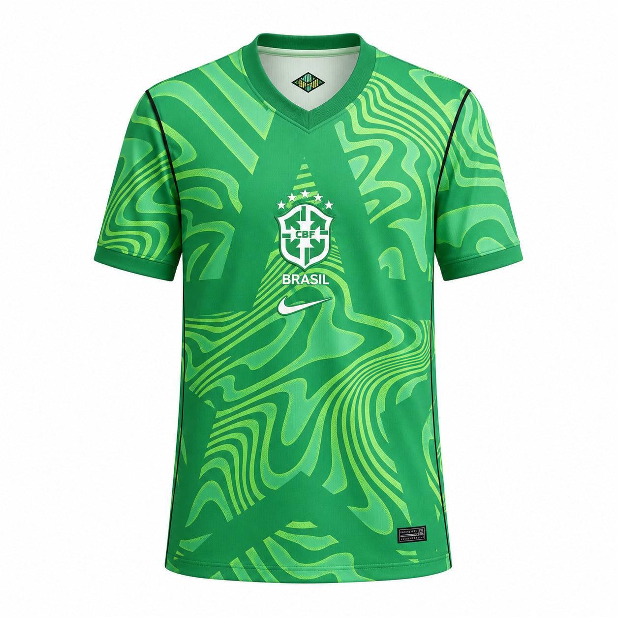 Brazil Green Goalkeeper Jersey for Men 25/26-League Wear Hub