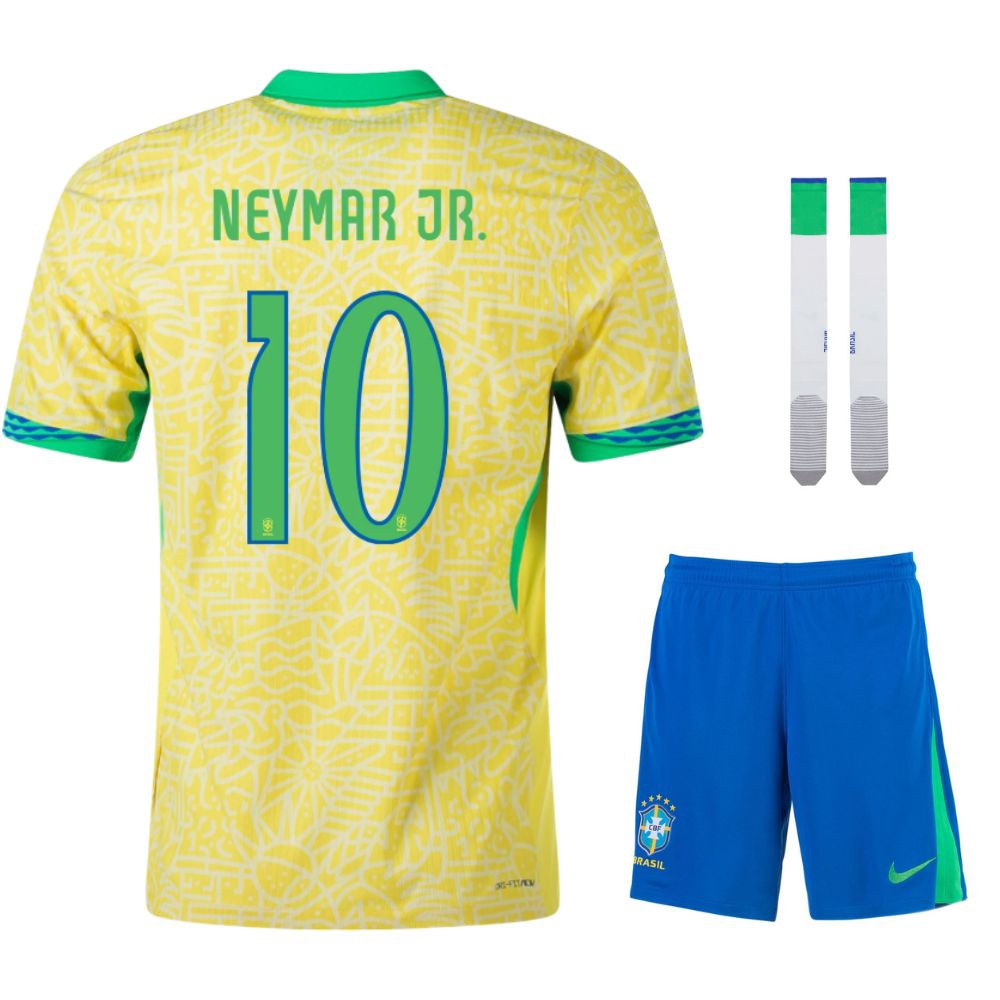 Brazil Home Kids' Kit 24/25-League Wear Hub