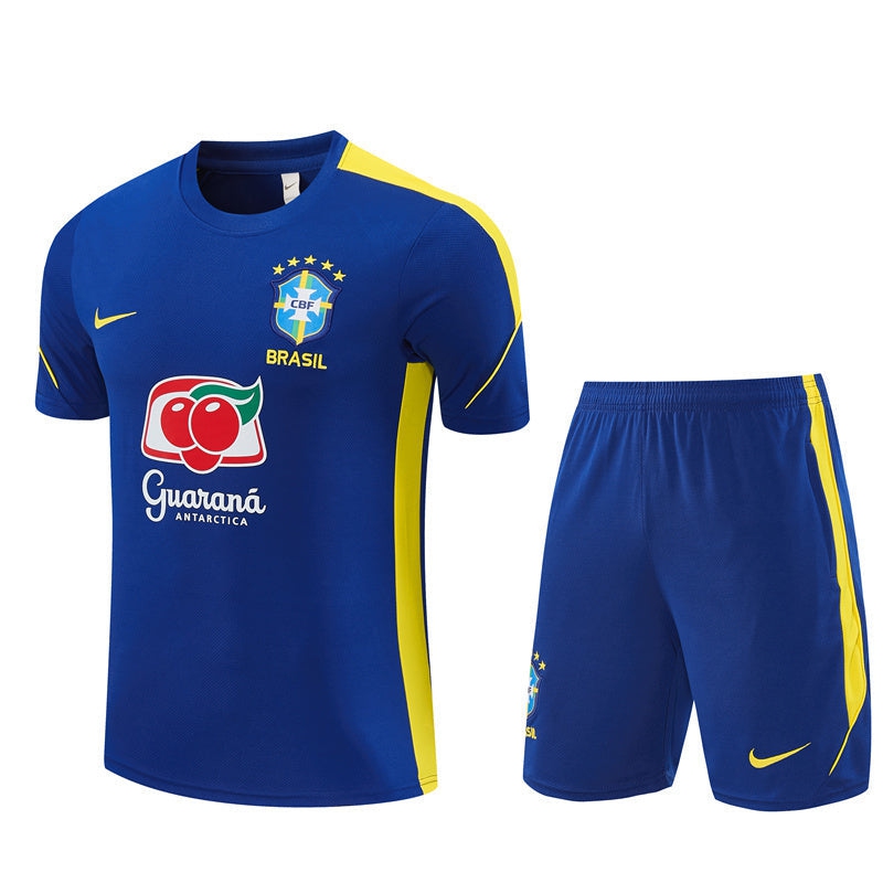 Brazil Jordan Men's/Kids' Shorts Jersey Set 26/27 Blue-League Wear Hub