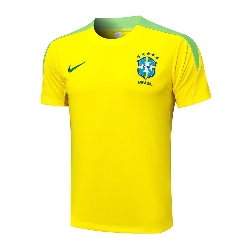Brazil Men's/Kids' Shorts Jersey Set 24/25 Yellow-League Wear Hub