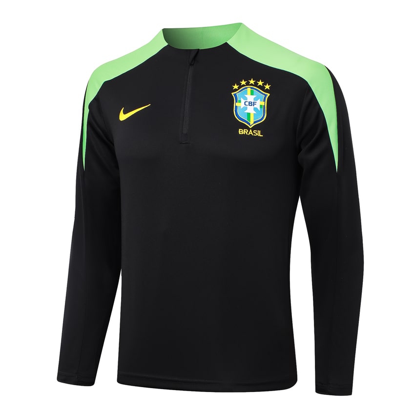 Brazil Training Tracksuit Men/Kids 24/25 Black-League Wear Hub