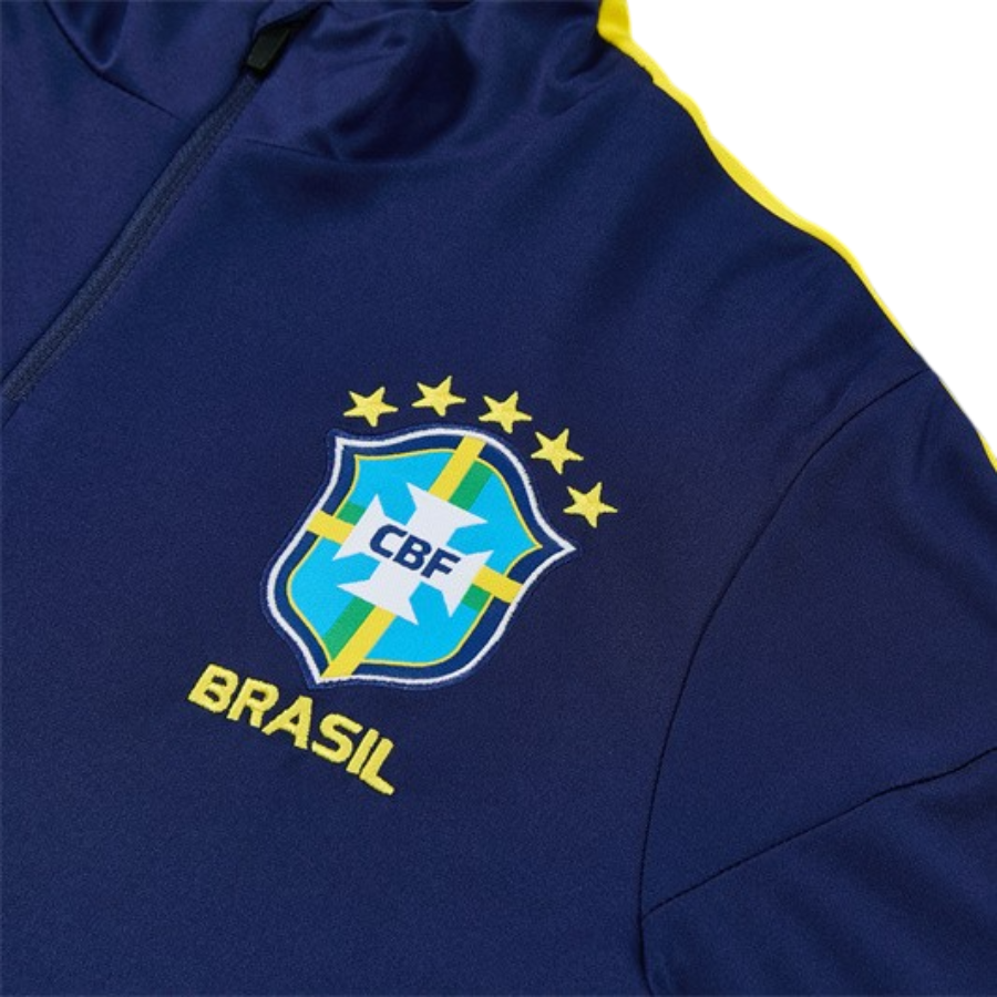 Brazil Training Tracksuit Men/Kids 26/27 Dark Blue-League Wear Hub
