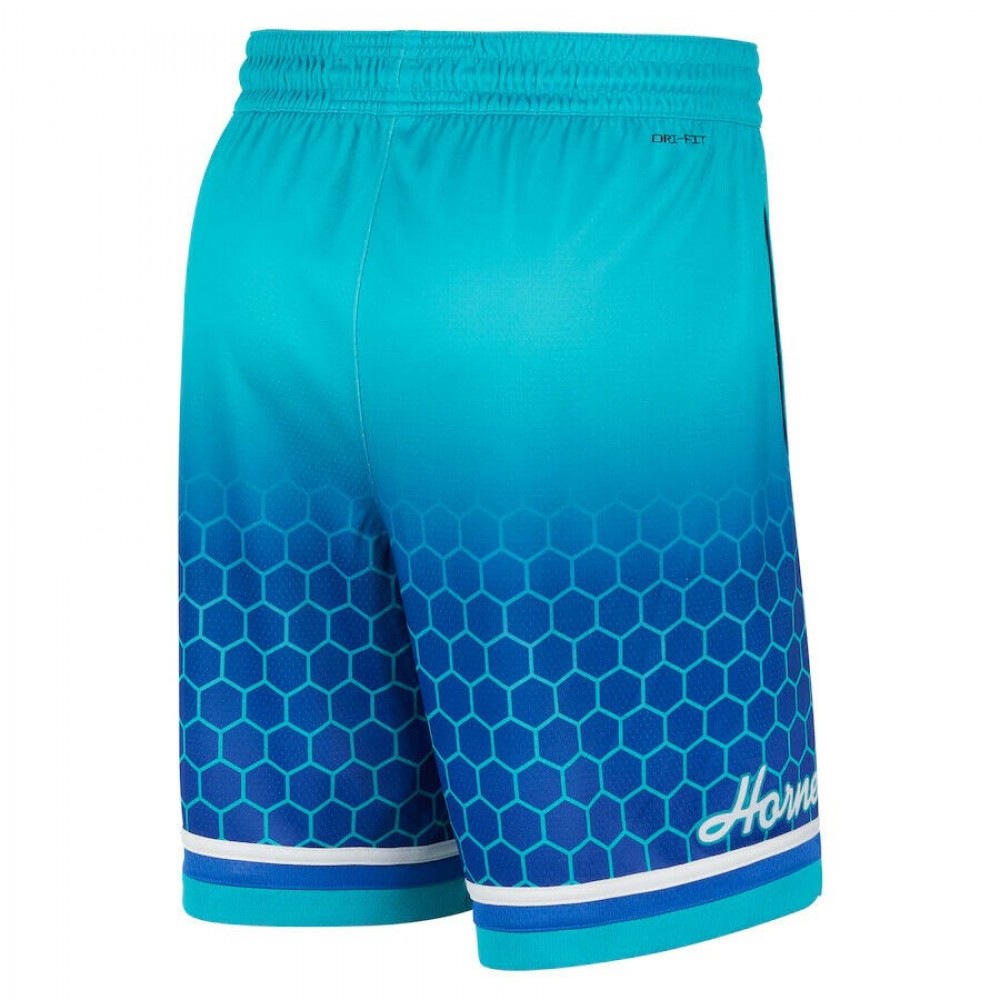 Men's Charlotte Hornets Nike Green 21/22 Swingman Shorts - City Edition-League Wear Hub