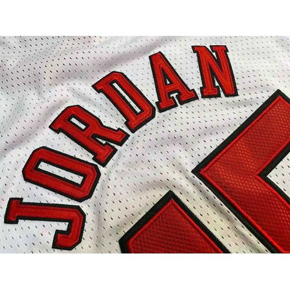 Men's Chicago Bulls Michael Jordan #45 Throwback White 1994-95 Hardwood Classics Player Jersey-League Wear Hub
